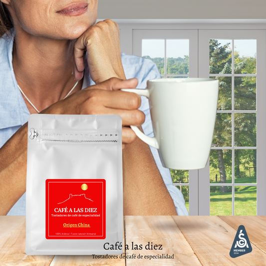 Café origen China Yunnan.