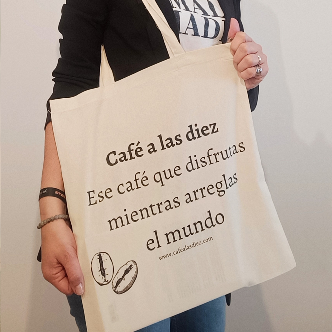 Bolsa de algodón orgánico.